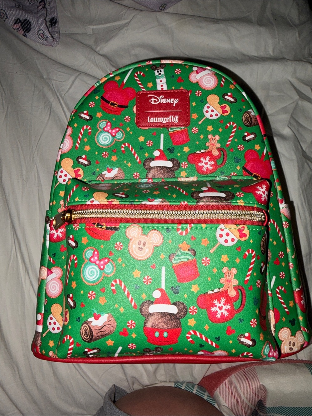 Disney loungefly Christmas holiday treats mini backpack